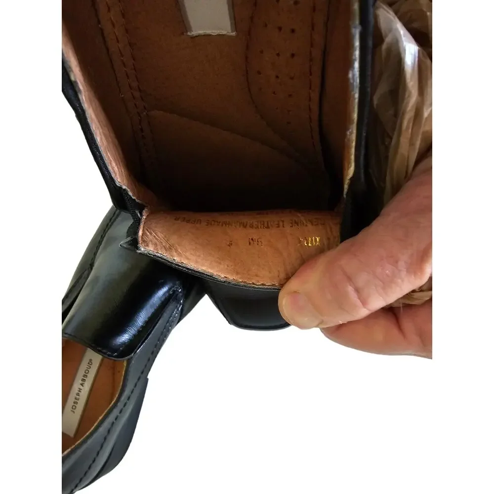 Joseph Abboud Mens Leather Slip On Shoes Size 9 1/2